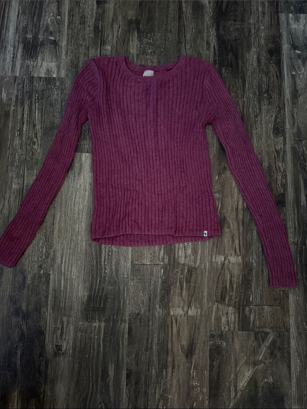 Abercrombie Kids Long-Sleeve Sweater - Plum